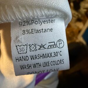 SHEIN White and Purple Prom Dress